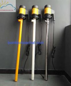 Bơm hút hóa chất từ thùng phuy chạy điện HD
