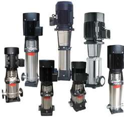 Máy bơm ly tâm đa tầng trục đứng bằng thép không gỉ, Model: CDL